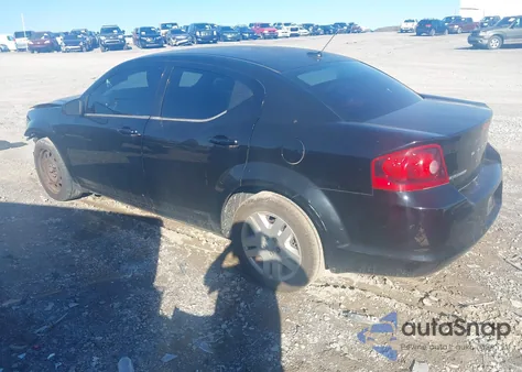 2012 Dodge Avenger Se z USA, uszkodzony, nr VIN 1C3CDZAB1CN192823